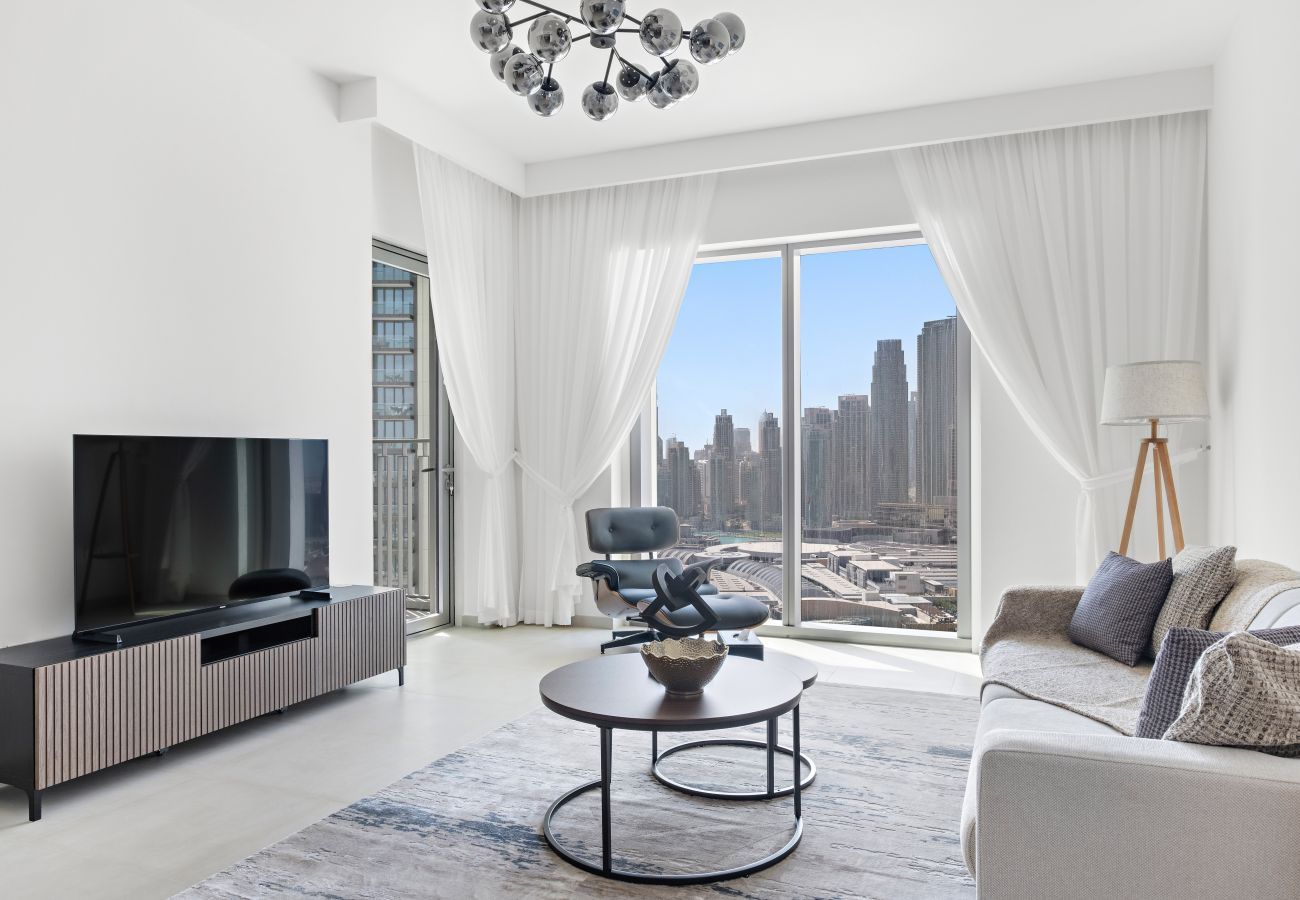 Apartment in Dubai - Elegant 2 BDR-Full Burj Khalifa View |Downtown