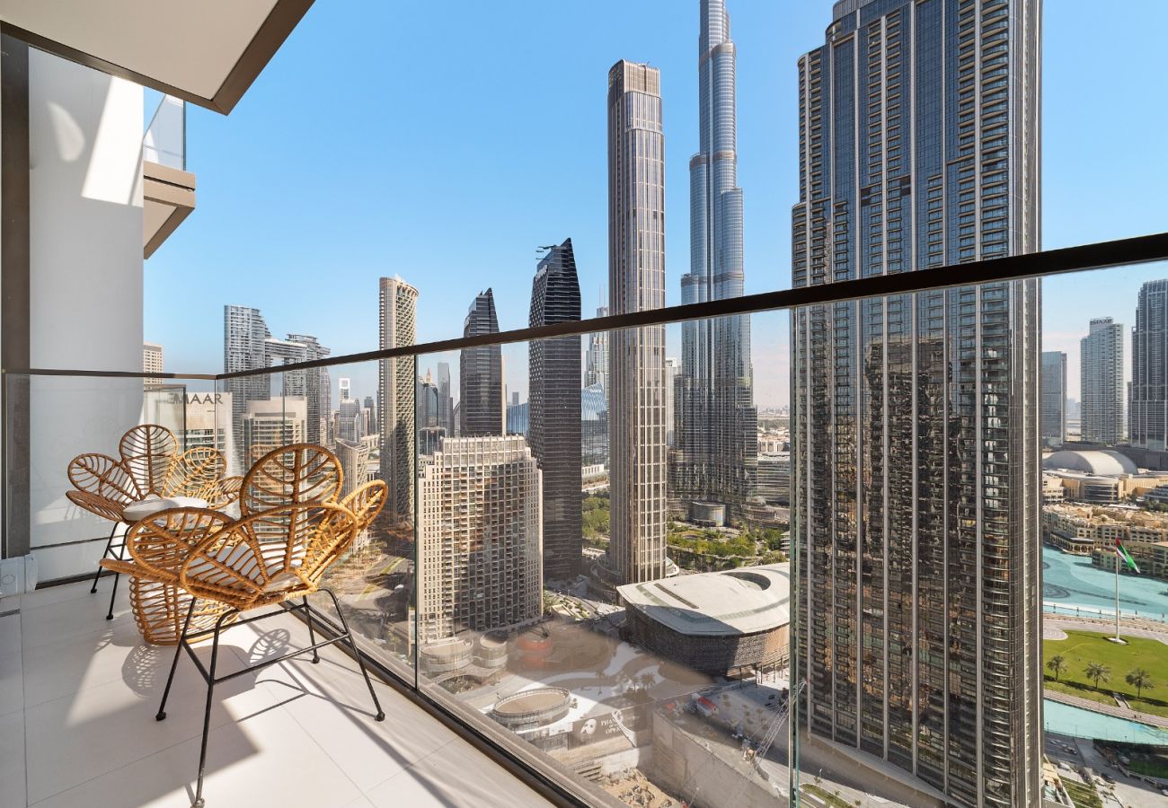 Apartment in Dubai - Breathtaking 1BDR-Full Burjkhalifa & Fountain View