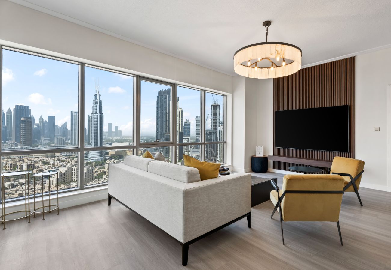 Apartment in Dubai - Dazzling 3BDR+1GR - Full Burj Khalifa View